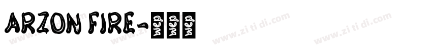 ARZON FIRE字体转换